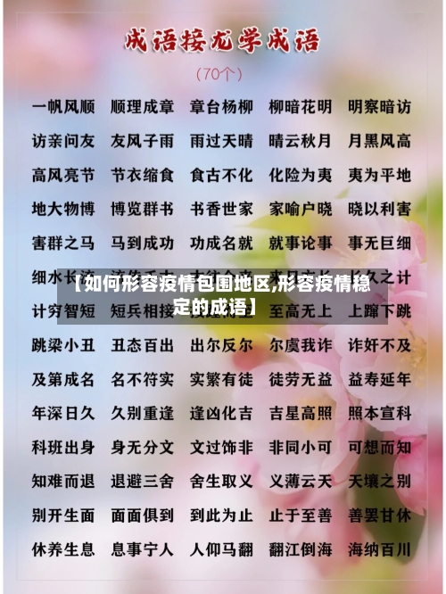 【如何形容疫情包围地区,形容疫情稳定的成语】
