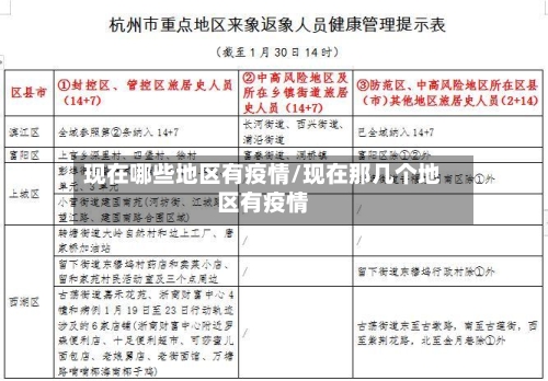 现在哪些地区有疫情/现在那几个地区有疫情