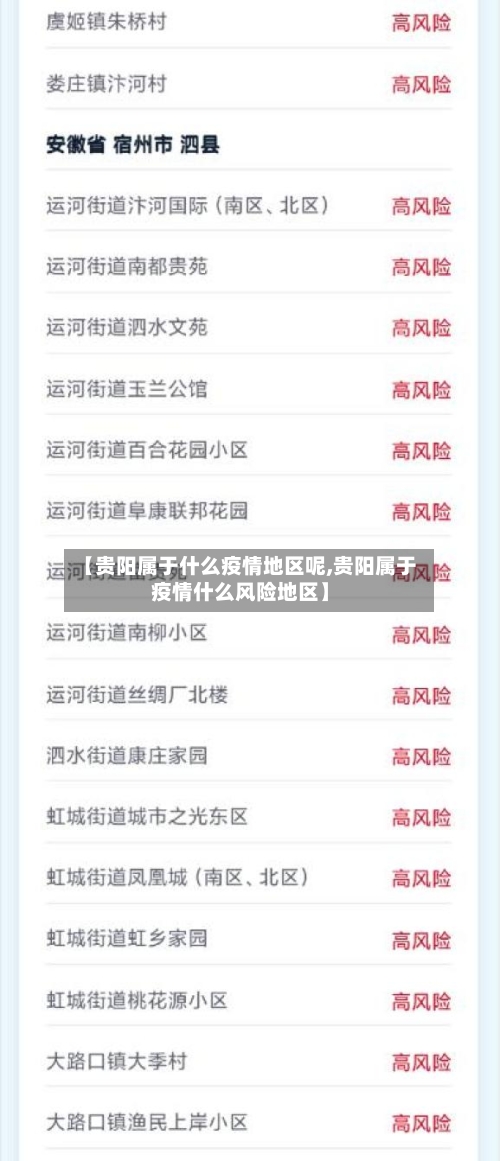 【贵阳属于什么疫情地区呢,贵阳属于疫情什么风险地区】