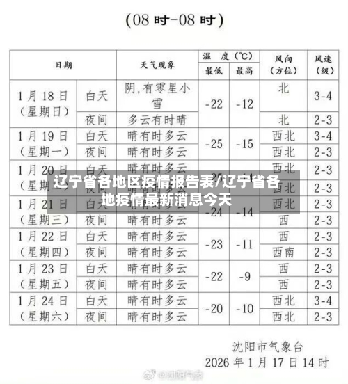 辽宁省各地区疫情报告表/辽宁省各地疫情最新消息今天