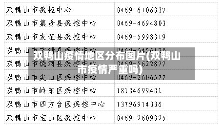 双鸭山疫情地区分布图片(双鸭山市疫情严重吗)