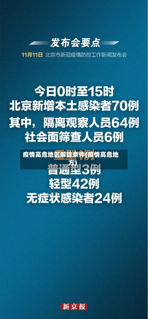 疫情高危地区解除条件(疫情高危地方)-第2张图片