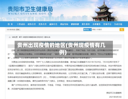 贵州出现疫情的地区(贵州现疫情有几例)-第2张图片