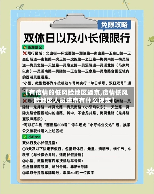 【有疫情的低风险地区返京,疫情低风险地区人员进京有什么规定】-第3张图片