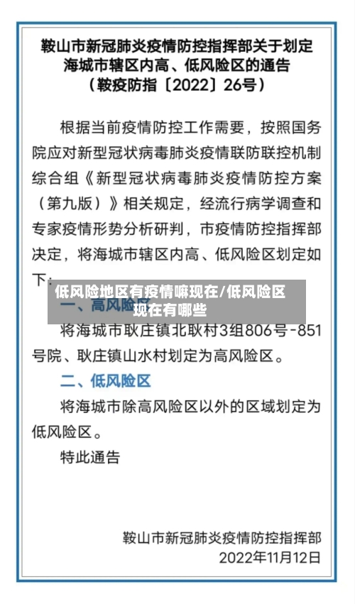 低风险地区有疫情嘛现在/低风险区现在有哪些