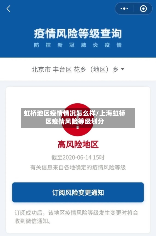 虹桥地区疫情情况怎么样/上海虹桥区疫情风险等级划分-第2张图片