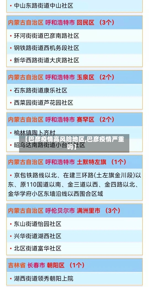 【巴彦疫情高风险地区,巴彦疫情严重吗】