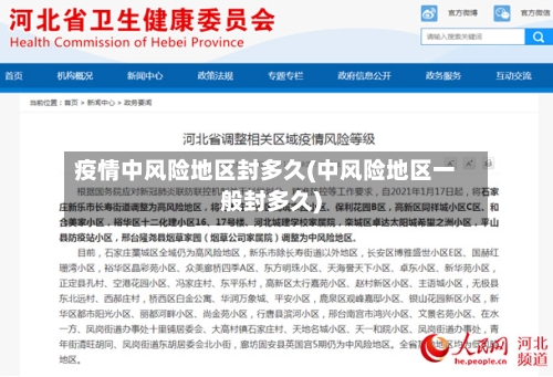 疫情中风险地区封多久(中风险地区一般封多久)