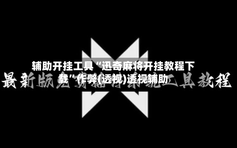 辅助开挂工具“迅奇麻将开挂教程下载”作弊(透视)透视辅助-第3张图片