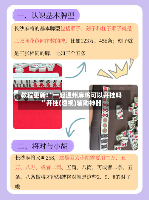 教程更新!“一起温州麻将可以开挂吗”开挂(透视)辅助神器-第3张图片