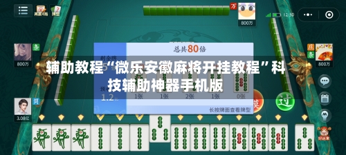 辅助教程“微乐安徽麻将开挂教程”科技辅助神器手机版