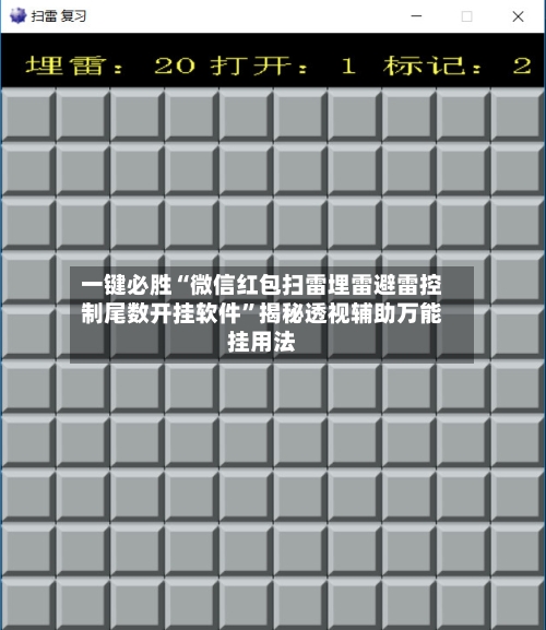 一键必胜“微信红包扫雷埋雷避雷控制尾数开挂软件	”揭秘透视辅助万能挂用法-第2张图片