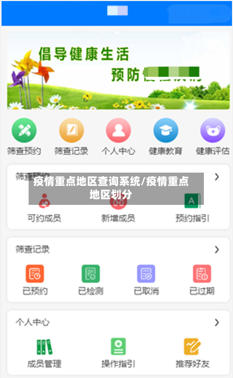 疫情重点地区查询系统/疫情重点地区划分-第3张图片