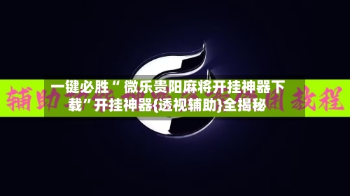 一键必胜“ 微乐贵阳麻将开挂神器下载	”开挂神器{透视辅助}全揭秘-第2张图片