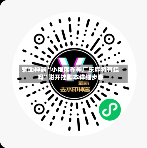 辅助神器“小程序雀神广东麻将有挂吗”附开挂脚本详细步骤-第3张图片