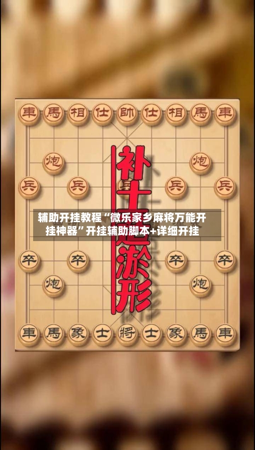 辅助开挂教程“微乐家乡麻将万能开挂神器”开挂辅助脚本+详细开挂