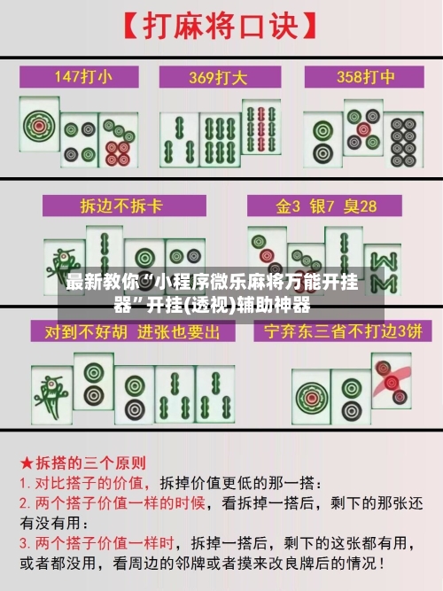 最新教你“小程序微乐麻将万能开挂器	”开挂(透视)辅助神器-第2张图片