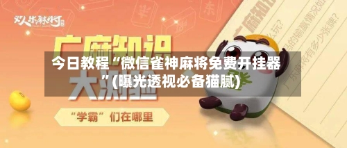 今日教程“微信雀神麻将免费开挂器”(曝光透视必备猫腻)-第2张图片
