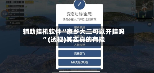 辅助挂机软件“家乡大二可以开挂吗”(透视)其实真的有挂