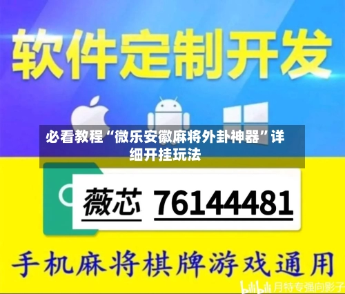 必看教程“微乐安徽麻将外卦神器”详细开挂玩法-第3张图片