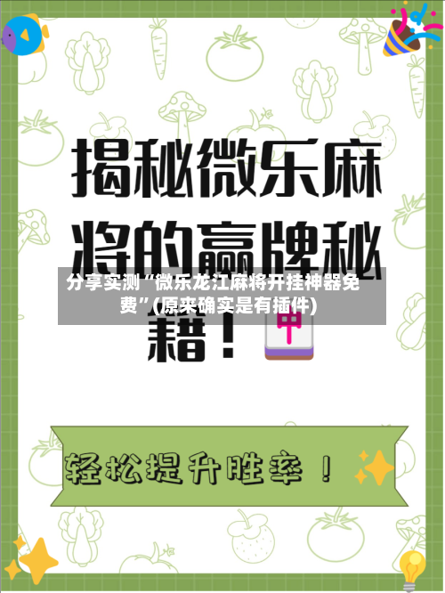 分享实测“微乐龙江麻将开挂神器免费	”(原来确实是有插件)-第2张图片