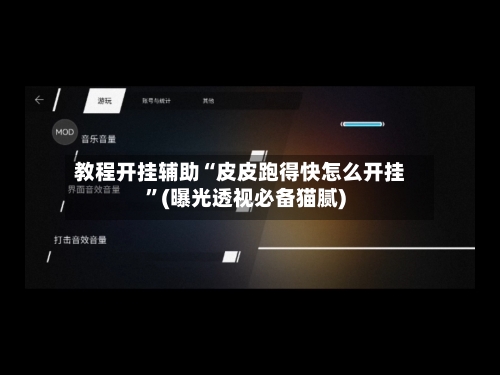 教程开挂辅助“皮皮跑得快怎么开挂”(曝光透视必备猫腻)-第2张图片