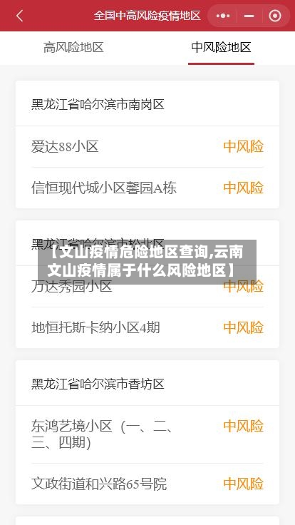 【文山疫情危险地区查询,云南文山疫情属于什么风险地区】-第2张图片