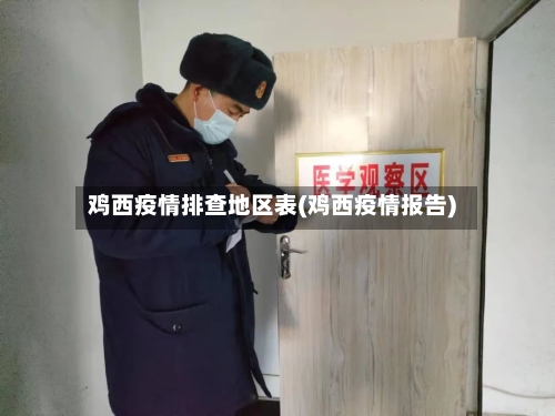 鸡西疫情排查地区表(鸡西疫情报告)-第3张图片